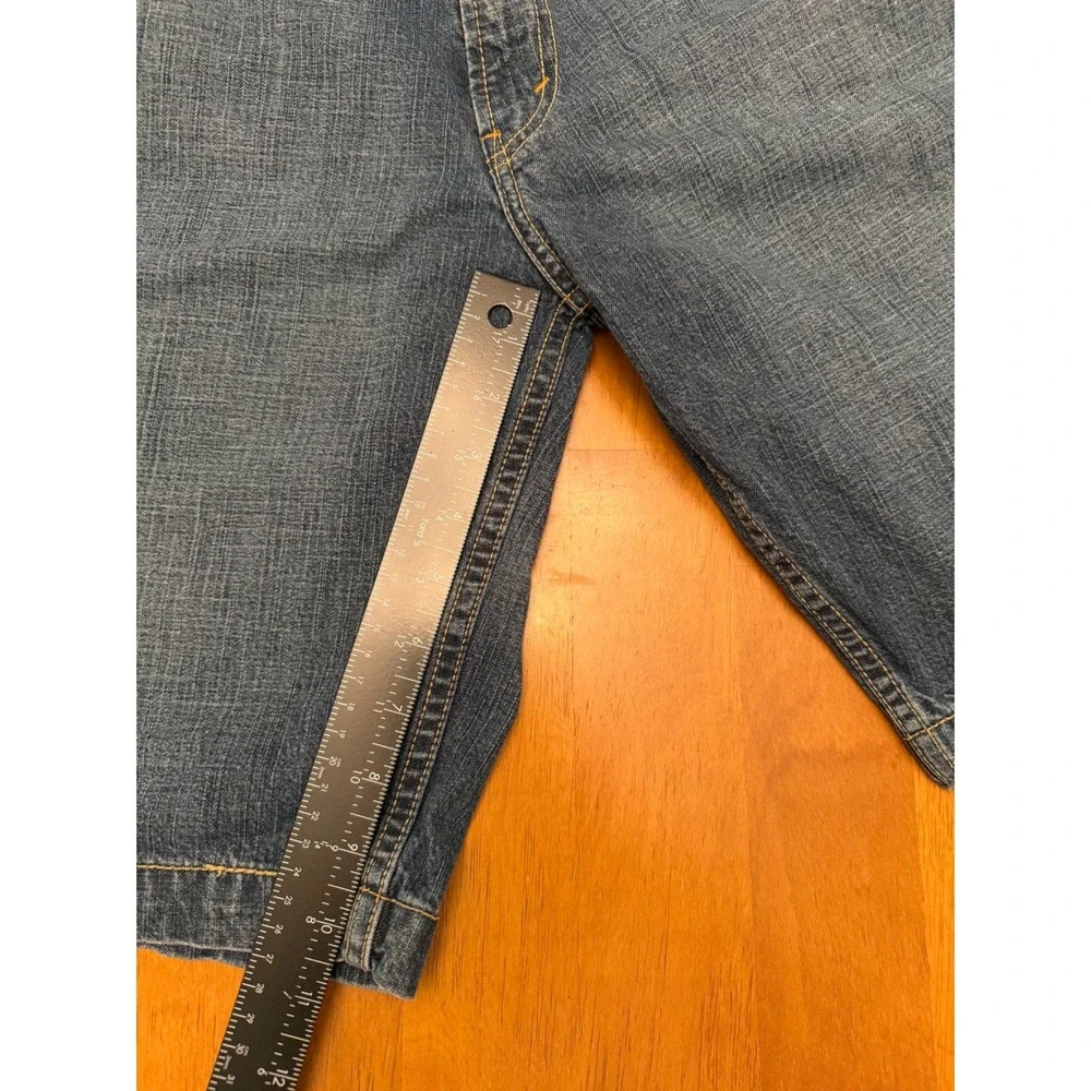 Levis Carpenter Shorts Mens 34 Blue Denim Baggy Skater Y2K Utility Work
